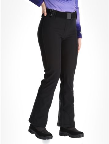 Kou Sportswear, Frost Flare Pants softshell skibroek dames Black zwart