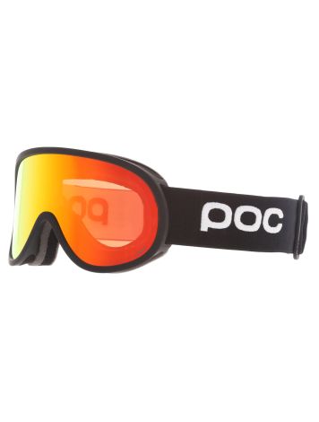POC, Retina Mid skibril unisex Uranium Black / Partly Sunny Orange oranje, zwart
