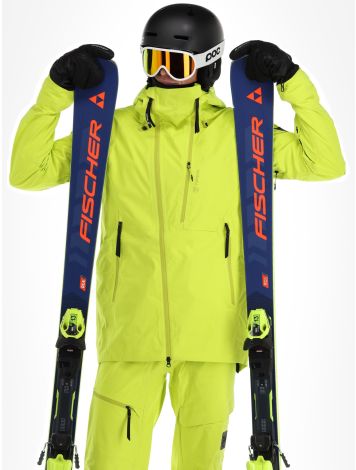 Tenson, Shibui hardshell ski-jas heren Acid Lemon geel