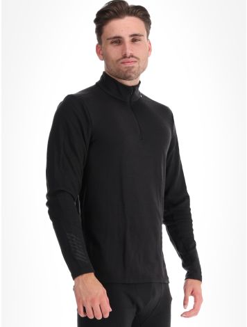 Helly Hansen, Lifa Merino Midweight 1/2 Zip skipully heren Black zwart
