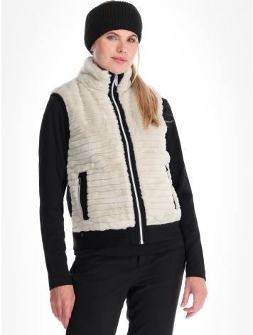 Luhta, Huittilahti bodywarmer dames Powder beige