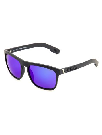 Sinner, Thunder zonnebril unisex Matte Black - Blue Oil blauw, zwart